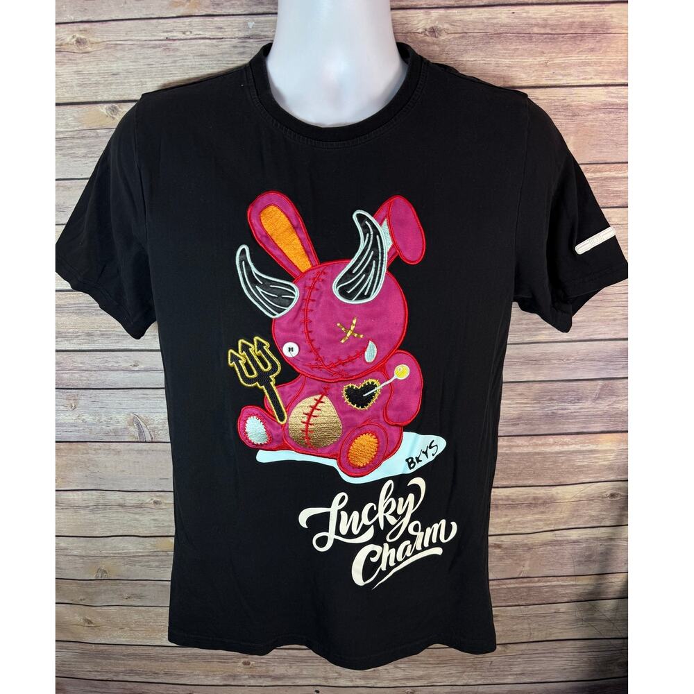 BKYS Black Keys Lucky Charm Voodoo Bunny T-Shirt — Men's Small